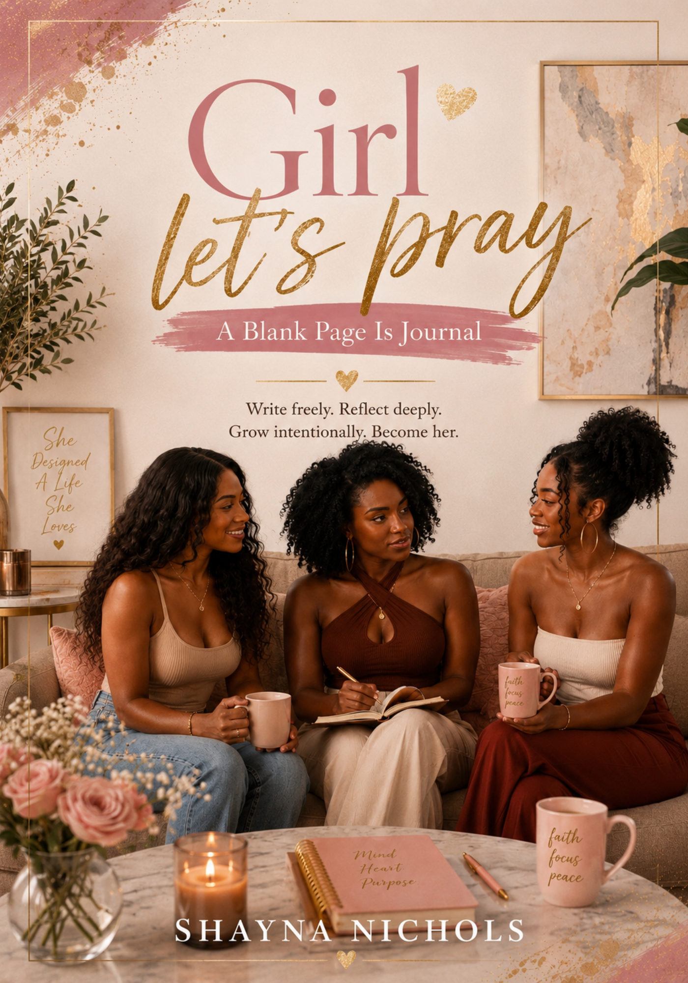 Girl, let's pray:A Blank Page Stress Management Journal
